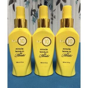 It's a 10 Miracle Leave-in for Blondes - 4 fl oz 120 ml - New, Unused Lot of 3